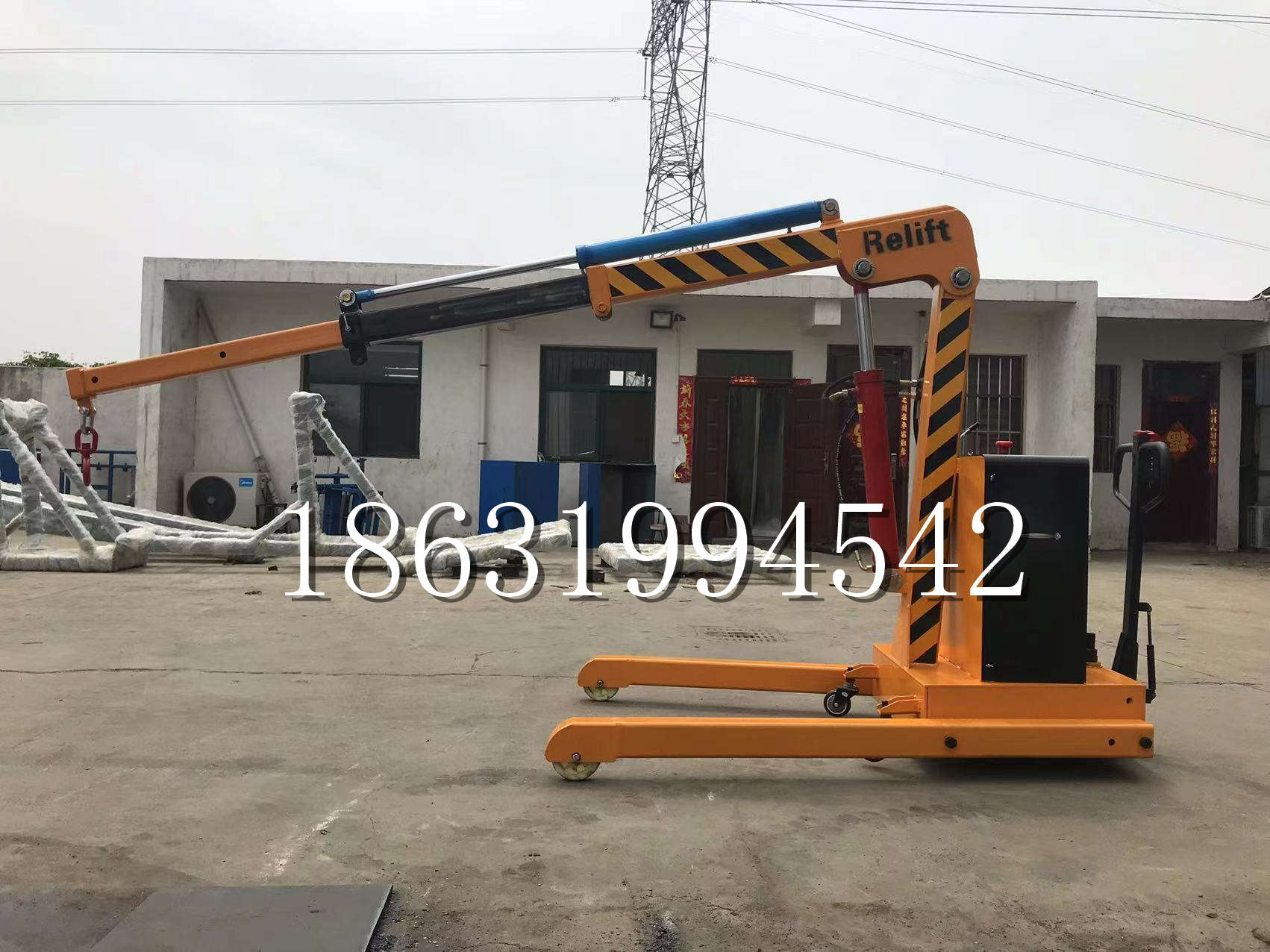偃师市久征定做3吨三轮随车吊 农用园林绿化移树吊 平板工程用小吊机